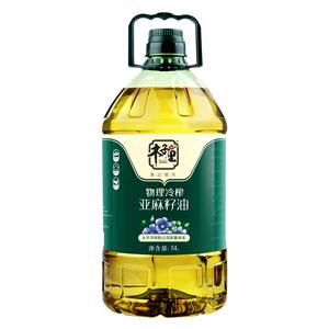 纯正压榨一级亚麻籽油5L装