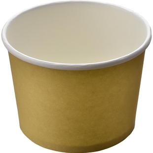 商吉一次性纸碗带盖打包饭盒商家用早餐小吃纸碗外卖餐饮汤碗加厚