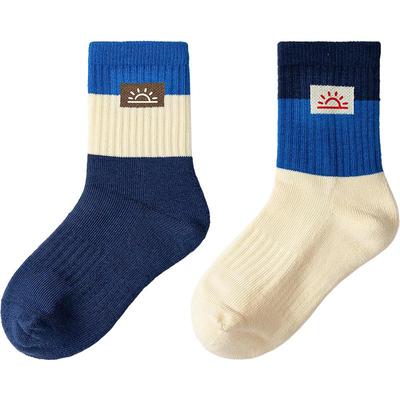 巴拉巴拉balaOne棉袜撞色