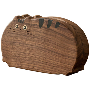 可爱猫咪首饰盒便携小型项链耳钉戒指生日新婚生日礼物饰品收纳盒