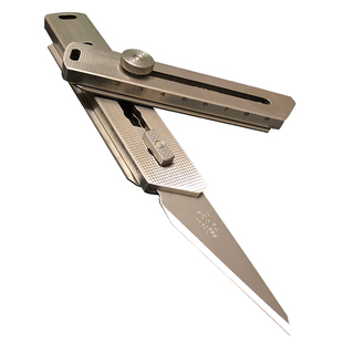 日本进口OLFA不锈钢美工刀CK-2嫁接刀石膏雕刻刀户外便携式重型刀