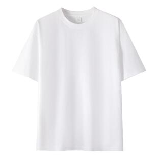 糖果色儿童纯棉短袖t恤定制印logo图案幼儿园活动班服亲子装上衣