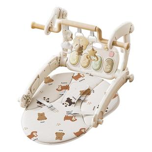 婴儿礼物满月百天宝宝用品0到3个月哄娃神器健身架新生儿见面礼盒