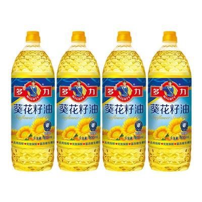 多力葵花籽油900ML*4食用油