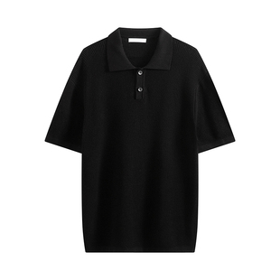 COLN即便是基础款也要设计感不过当然与舒适兼容就是针织翻领polo