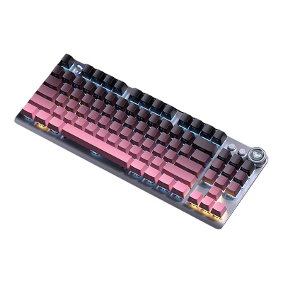 狼蛛F3001F3009无线三模机械键盘青轴87键电脑笔记本办公电竞游戏