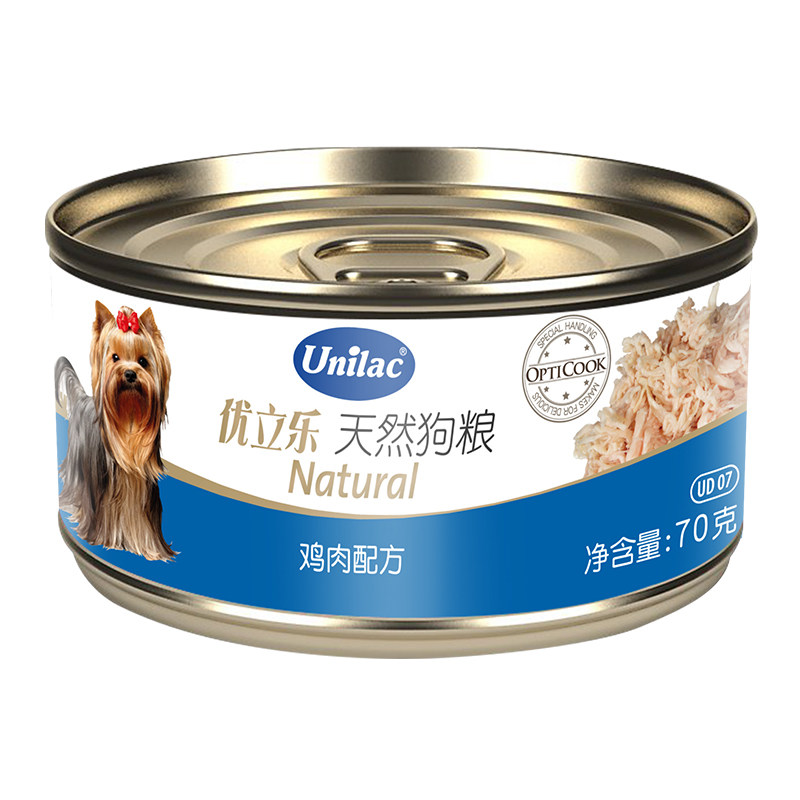 unilac优立乐进口犬罐头零食营养成犬幼犬罐头整箱装70g*24罐