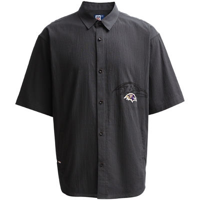 SEASONHIGH联名刺绣短袖衬衫