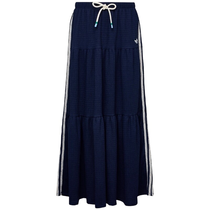 adidas阿迪达斯三叶草女子RESORT度假风运动休闲半身裙KX0728