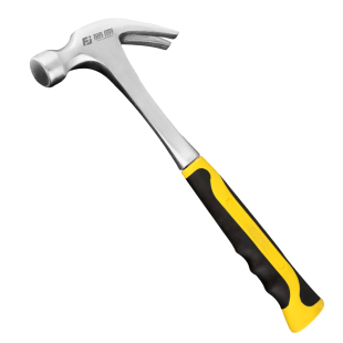 藤原实心一体羊角锤家用多功能高碳钢榔头木工锤子拔钉锤装修工具