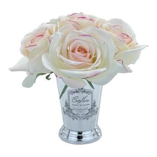 Cote Noire法式香氛花7朵玫瑰高级香薰摆件 仿生花艺房间装饰礼物