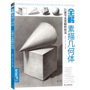 经典全集 全解素描几何体 8开石膏几何体结构静物临摹范本书籍初级入门4k零基础教材 杨建飞主编