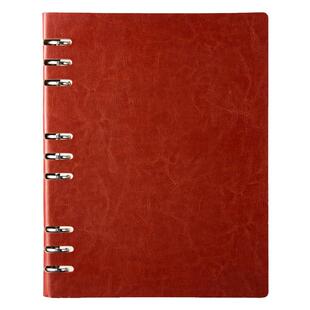 活页本笔记本外壳B5商务A4可拆卸活页扣A5A6记事本封面可定制LOGO