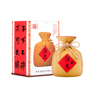 【停产，2019年份】酒鬼酒52度精品酒鬼500ml国产白酒礼盒装