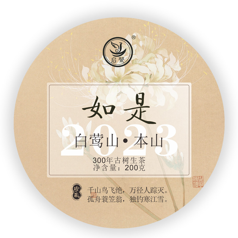 启莺生茶云南临沧本山300幽兰香