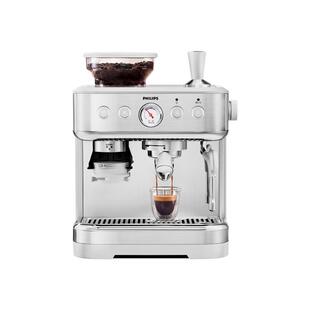 飞利浦双子星咖啡机意式家用小型2218半自动双手柄胶囊研磨一体化