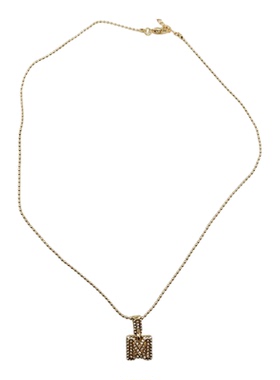 【项链】40CM+6CM延长项链时尚个性百搭锁骨链字母造型配饰H031