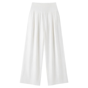 High Waist Long Floor Sweeping Wide Leg Pants 高腰长款拖地裤