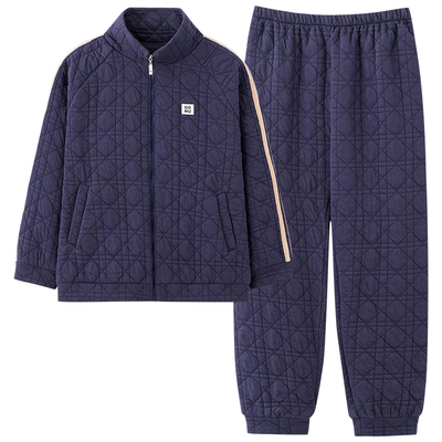 猫人优品空气棉夹层情侣睡衣套装