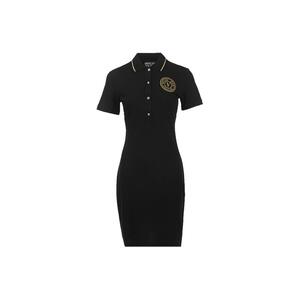【自营】Versace Jeans Couture范思哲修身polo领短袖连衣裙短裙