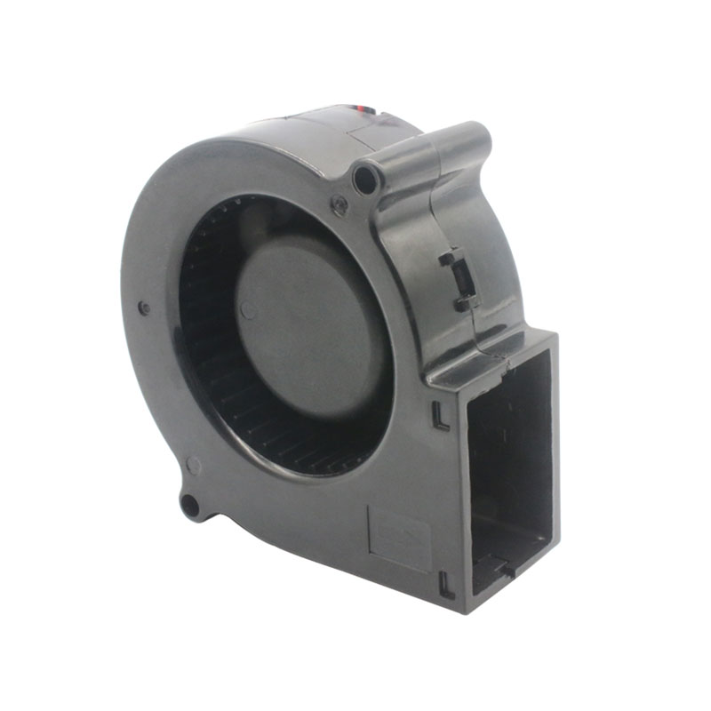 全新7530直流鼓风机静音 12V24V艾灸烘干机防火温控离心涡轮风扇