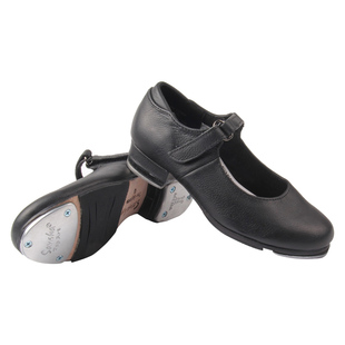 正品法国三沙Sansha儿童真皮踢踏舞舞蹈鞋男女童魔术扣带一底TA24