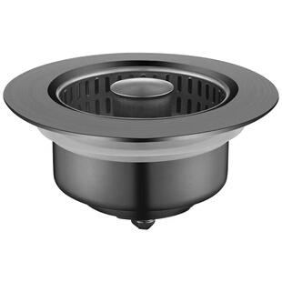 厨房水槽漏塞过滤网不锈钢弹跳芯过滤器洗碗池通用款洗菜盆漏水塞