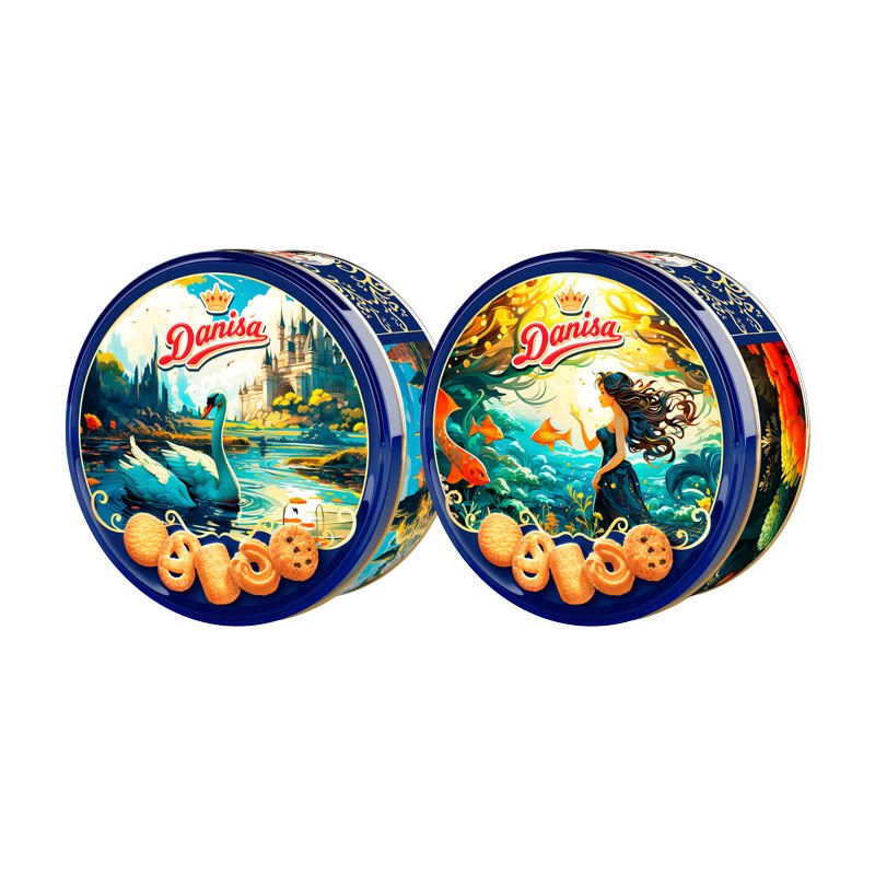 【林依轮】Danisa皇冠曲奇200g铁罐黄油曲奇休闲节日零食早餐礼物