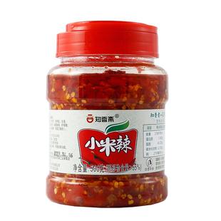 知香斋小米辣椒酱下饭菜剁椒辣椒特辣手工蒜蓉剁椒酱拌饭酱下饭酱