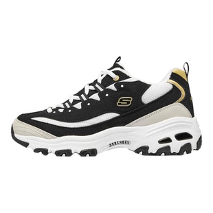 斯凯奇官方旗舰店女鞋加绒保暖老爹鞋运动鞋休闲鞋女士厚底熊猫鞋