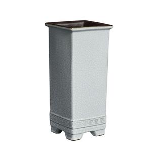 陶瓷兰花盆高款紫砂四方陶瓷中式室内盆栽桌面绿植盆栽造景花盆