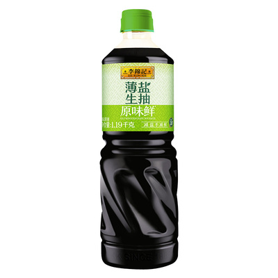 李锦记薄盐原味鲜1.19KG酿造酱油