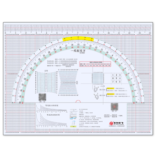 炮兵指挥作业尺地理坐标尺识图用图方位地形学多功能一尺打天下