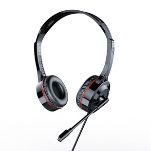 客服话务员专用耳机电脑电话座机耳麦头戴式外呼电销带话筒降噪