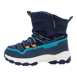 巴拉巴拉男童雪地靴2021冬装新款儿童小童高帮休闲鞋204421140146
