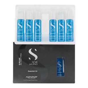 ALFAPARF奥帕夫-纯正亚麻籽莹亮护发精油 12x13ml 顺发抚平毛躁