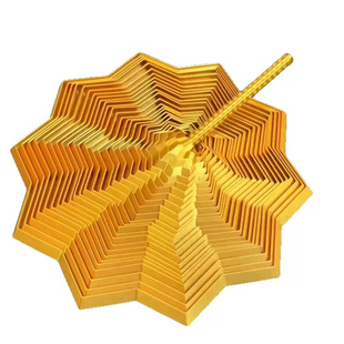 爆款打印手柄螺塔十边形叠叠儿童益智解压玩具魔幻立体桌面螺旋