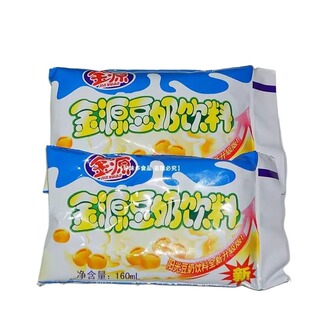 广西金源豆奶饮料160ml/袋整箱特惠价营养早餐植物蛋白奶即食饮品