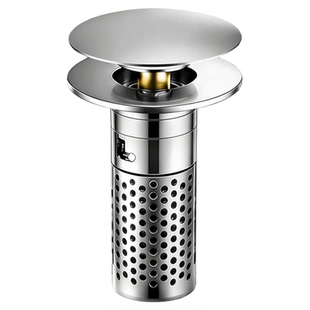 洗手盆漏水塞卫生间洗脸盆弹跳塞芯面盆防臭下水器水池漏塞过滤网