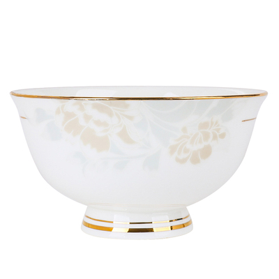 碗家用骨瓷吃饭碗单个6英寸