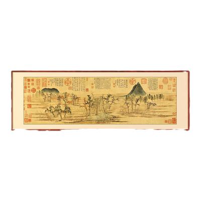 新款赵孟頫山水画鹊华秋