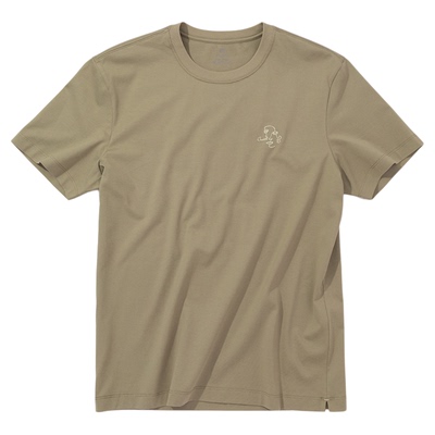 MrBu布先生短袖T恤男装新款正肩青铜绿百搭时尚字母纯棉GT16311