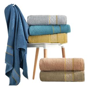 洁玉加厚加大酒店浴巾全棉男款家用纯棉大人女士裹巾洗澡大毛巾