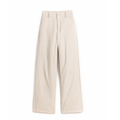 雅鹿直筒休闲羽绒裤女2025新款