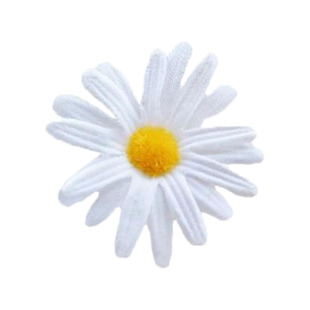 白色小雏菊太阳花发夹清新唯美森系花朵侧边头花耳边发卡海边头饰