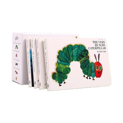 好饿的毛毛虫4册英文原版
