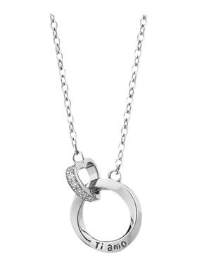 FDK莫比乌斯环s925银项链女