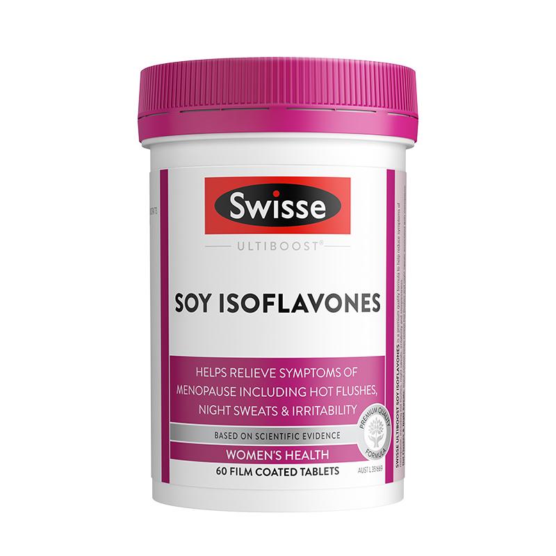 【自营】Swisse斯维诗女性更年期调理雌激素大豆异黄酮黄体酮60片