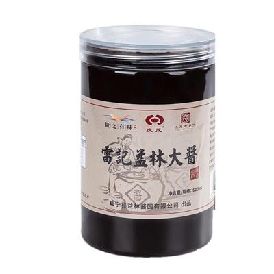 买一送一苏北盐阜特产大黑酱天然缸晒大酱奶奶红烧酱