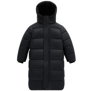 【337g鹅绒服】英氏男女童羽绒服过膝长款中大童加厚保暖鹅绒外套